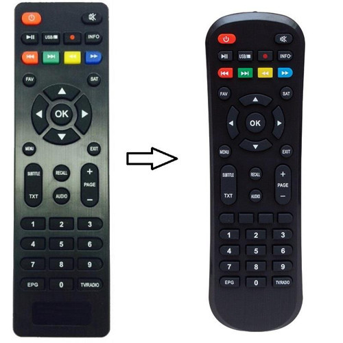 Mini HD Plus Uydu Alıcı Kumandası