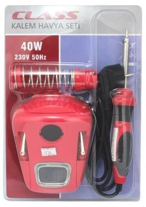 Hs-060B 40Watt Standlı Kalem Havya Seti