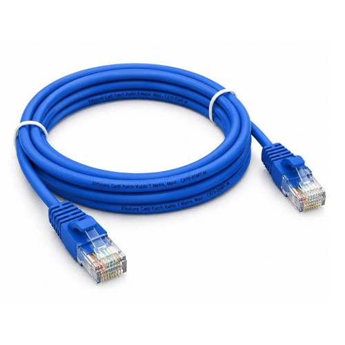 Cat6 Patch Kablo 1 Metre, Mavi - CAT6-01MT-M