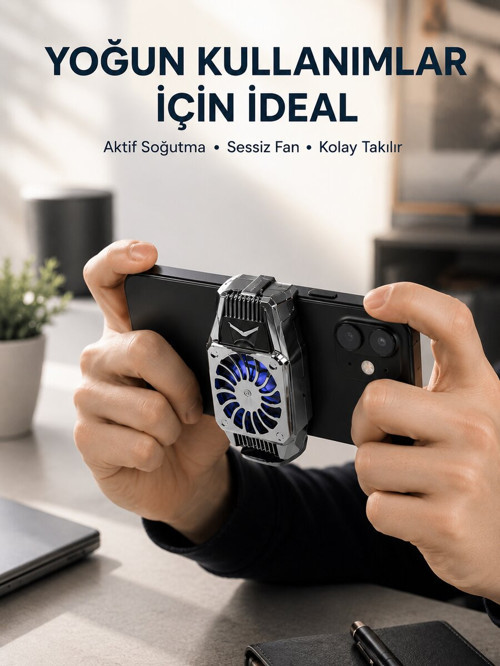 Telefon Isınmasını Azaltan Aktif Fanlı Soğutucu Sistemi - HEPIDE7313-4480