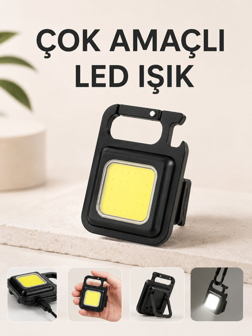 Kamp Işığı Çok Fonksiyonlu Taşınabilir Anahtarlık Kapak Açma Manyetik Özel - HEPIDE3075-9