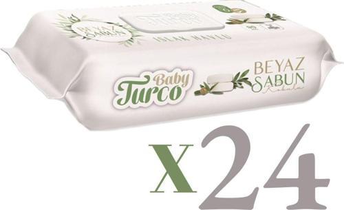 90 Lı Beyaz Sabun Kokulu Islak Havlu 24 Lü Set