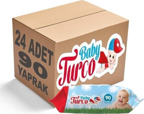 Islak Havlu Mendil Klasik 90 Yaprak 24 Lü Set Plastik Kapaklı 2160 Yaprak