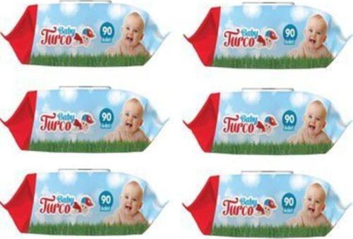 Islak Havlu Mendil Klasik 90 Yaprak 6 Paket Plastik Kapaklı
