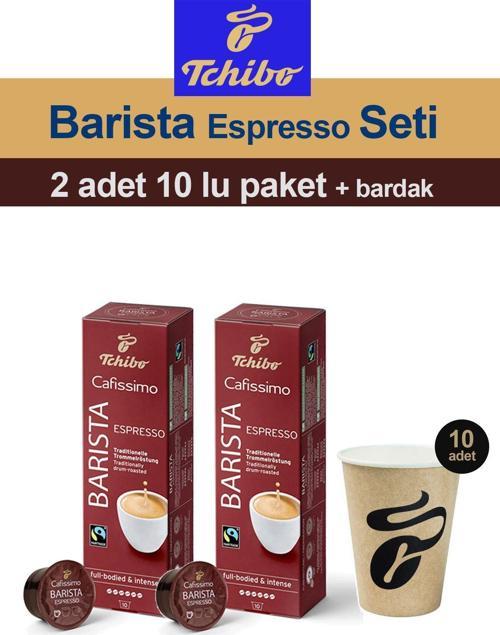 Cafissimo Barista Espresso 2x10 Adet Kapsül Kahve Bardak