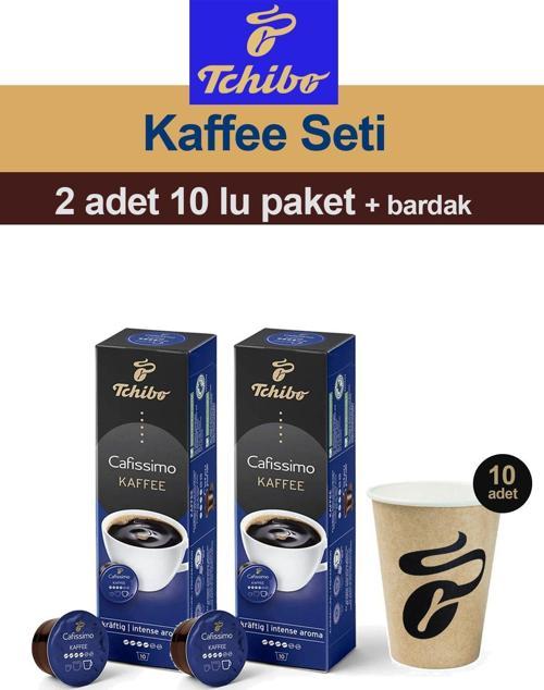Cafissimo Coffee Intense Aroma 2x10 Adet Kapsül Kahve Bardak
