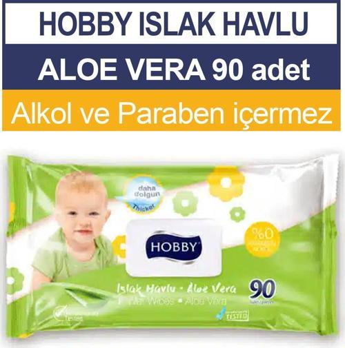 Islak Havlu Aloe Vera 90'lı