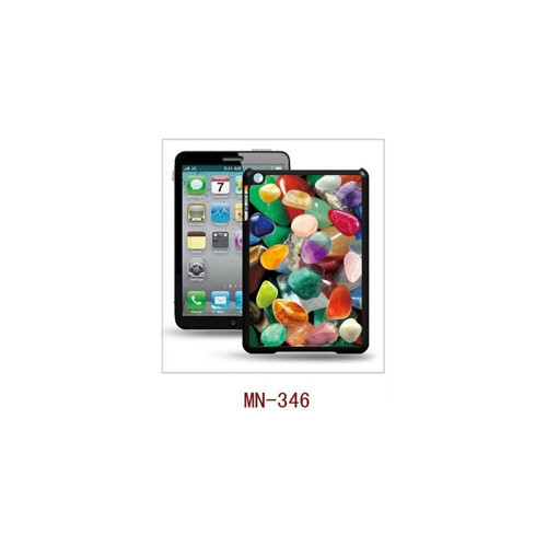 iPad Mini 1/2/3 - 3D Hologramlı Renkli Taşlar Arka Kapak (ITG-MN-346)