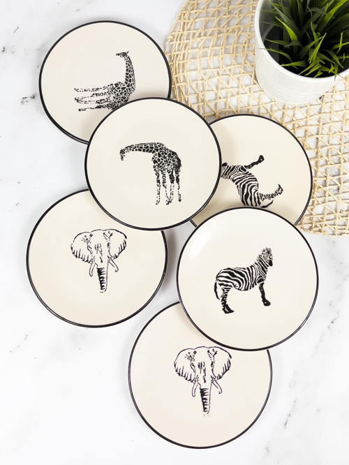 Finehome Jungle 6 Parça Pasta Takımı