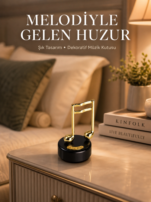 tekno Nota Figürü Müzik Kutusu Melodious Model Yeni Nesil 2026