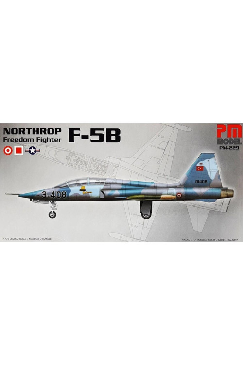 Northrop F-5 B Agressor Fighter Demonte Plastik Uçak Maket Kiti