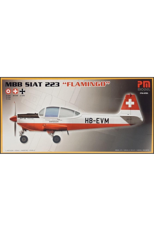 Model 206 1/72 Ölçek, MBB Siat 223 Flamingo Eğitim Uçağı, Plastik Model kiti