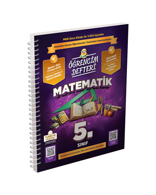 Murat Yayınları 5.Sınıf Matematik Öğrencim Defteri