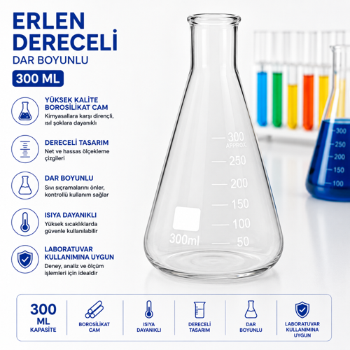 ERLEN DERECELİ DAR BOYUNLU 300 ML