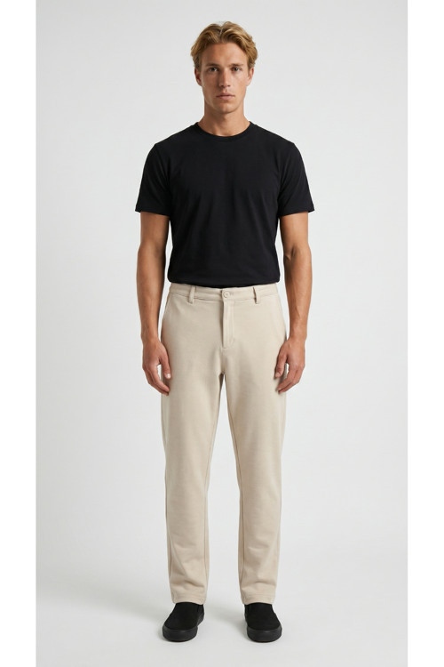 TALGET Kışlık Kalın Slim Fit Kemerli Erkek Pantolon