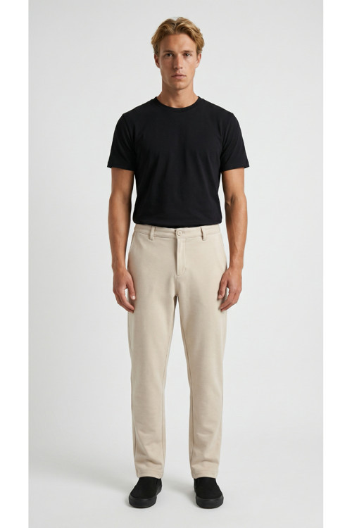 TALGET Kışlık Kalın Slim Fit Kemerli Erkek Pantolon