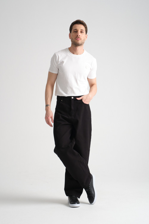 Canvas Pamuk Baggy Pantolon