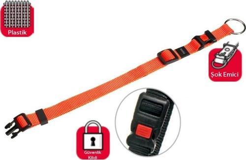 Kilitli Boyun Tasma L 45-65 Cm Turuncu