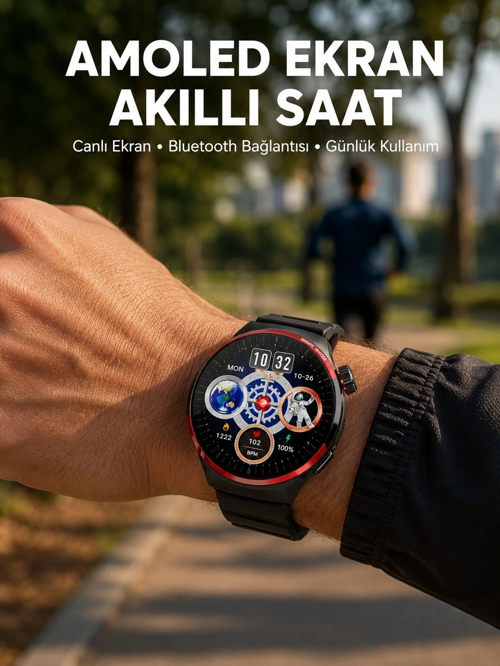 zeyta12 Bluetooth Arama Özellikli Akıllı Saat Suya Dayanıklı Yeni Nesil zeytan45