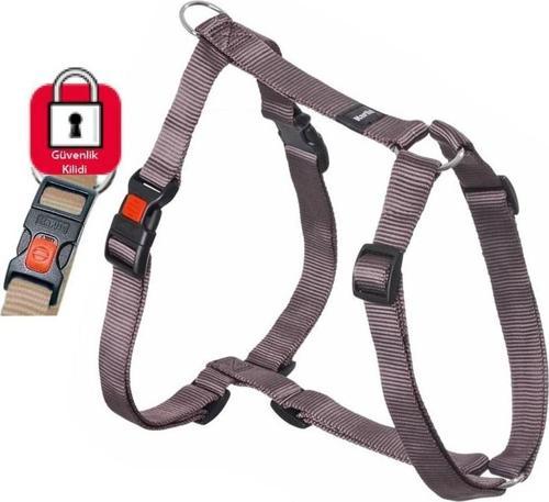Kilitli Göğüs Tasma S 35-50Cm Gri