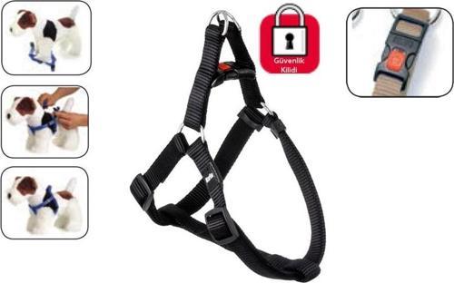 Kilitli Göğüs Tasma Xs 20-35Cm Siyah