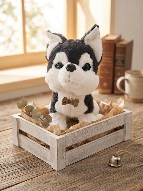 PELUŞ KURT KÖPEĞİ-35 CM