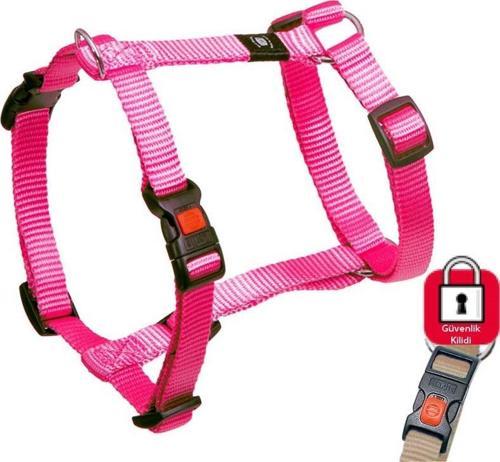 Kilitli Göğüs Tasması 25-40Cm Kırmızı