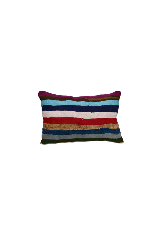 Yeni El Dokuma Dekoratif Kilim Kırlent Yastık Kılıfı 6241