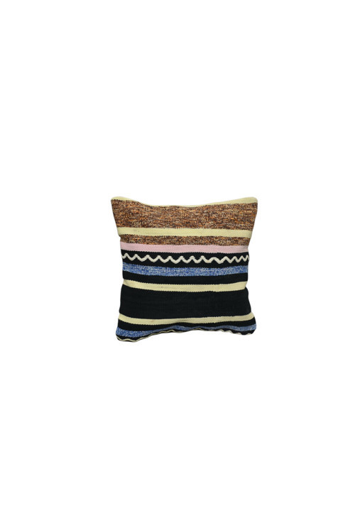 Yeni El Dokuma Dekoratif Kilim Kırlent Yastık Kılıfı 6098