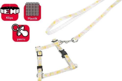 Yavru Köp.Göğüs Tasma+Uzatma 25-35Cm Mavi