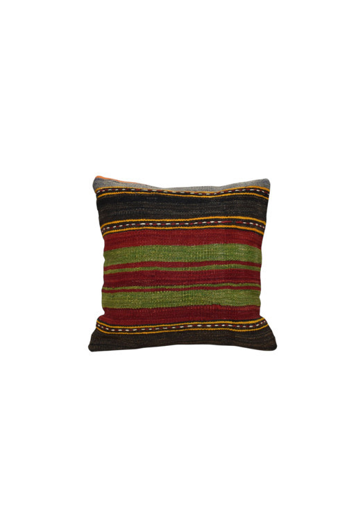 Yeni El Dokuma Dekoratif Kilim Kırlent Yastık Kılıfı 6446