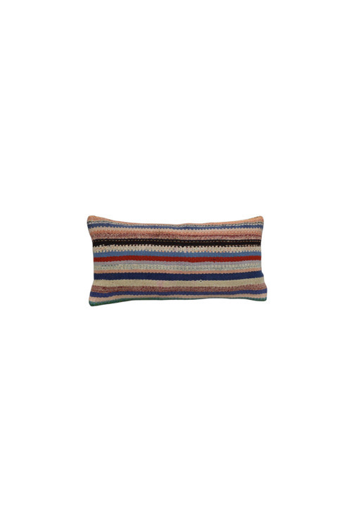 Yeni El Dokuma Dekoratif Lumbar Kilim Kırlent Yastık Kılıfı 6610