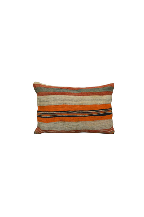 Yeni El Dokuma Dekoratif Kilim Kırlent Yastık Kılıfı 6677