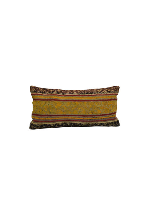 Yeni El Dokuma Dekoratif Lumbar Kilim Kırlent Yastık Kılıfı 6635