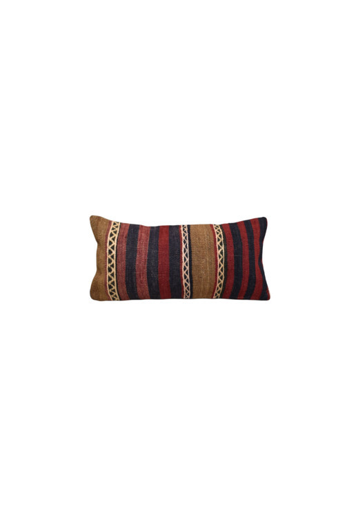 Yeni El Dokuma Dekoratif Lumbar Kilim Kırlent Yastık Kılıfı 6181