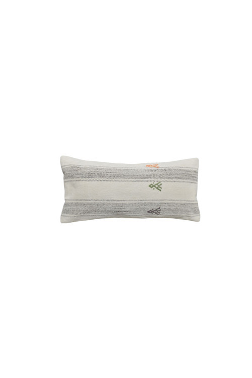 Yeni El Dokuma Dekoratif Lumbar Kilim Kırlent Yastık Kılıfı 6650