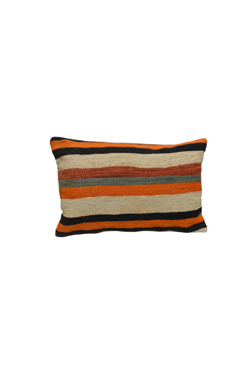 Yeni El Dokuma Dekoratif Kilim Kırlent Yastık Kılıfı 6660