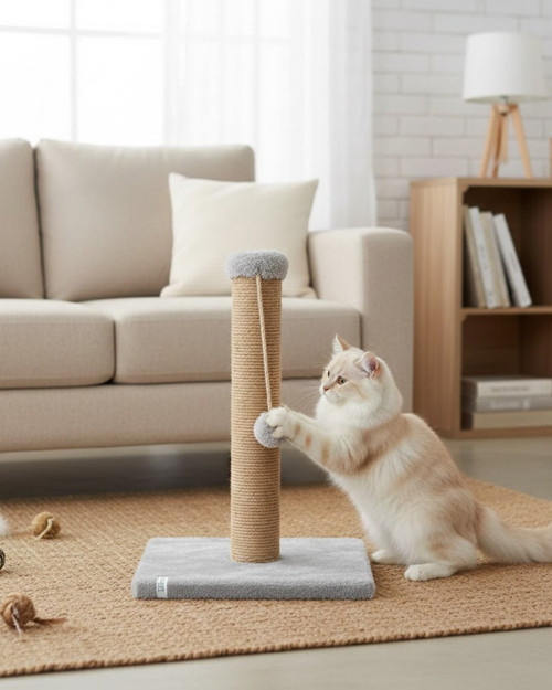 Pet Kedi Tırmalama Tahtası Gri 42 cm