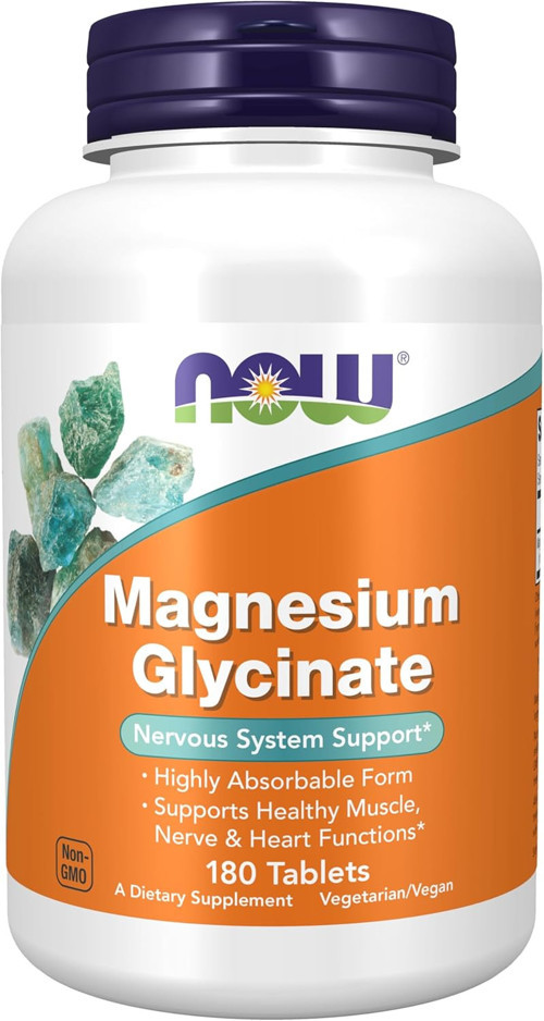 Magnesium Glycinate 200 mg Highly Absorbable Form 180 Tablet