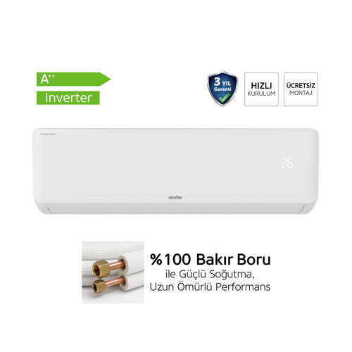 Split Klima A ++ Inverter 9.000 BTU R32 (Ücretsiz Montaj)