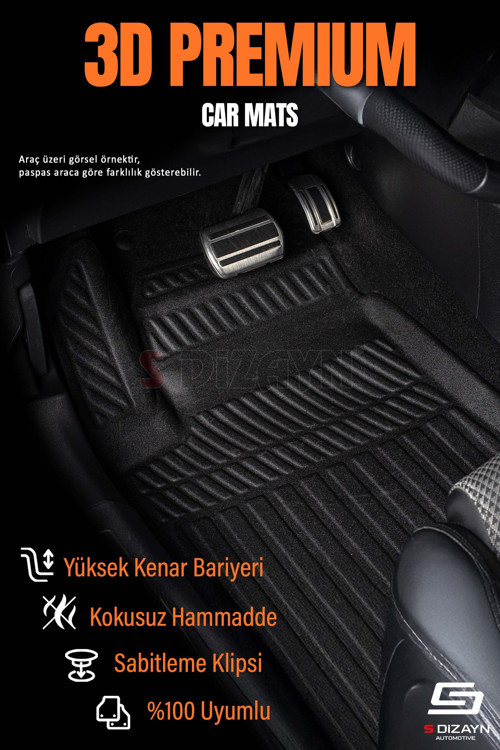 Citroen C5 Aircross 3D Pro Havuzlu Paspas 2026 Üzeri A+ Kalite
