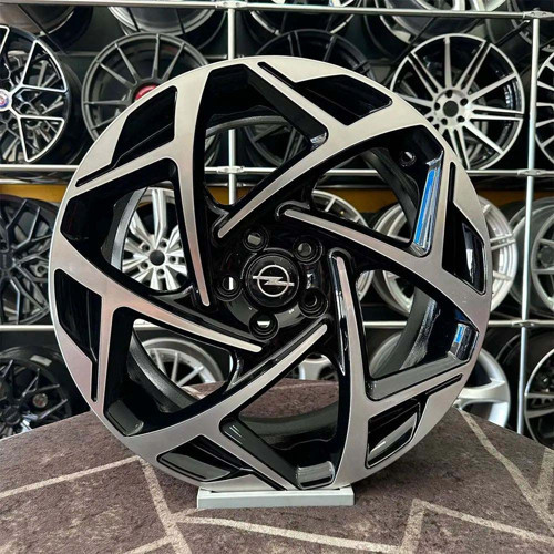 19 inç 5x120 Atom Opc İnsignia Uyumlu Siyah Elmas Kesim Jant Modeli (4 Adet)