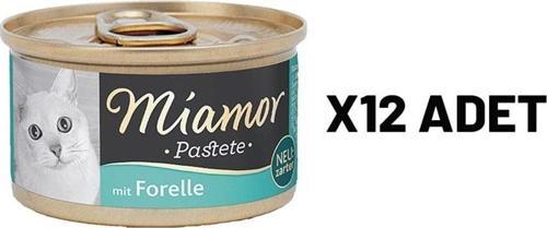 Mıamor Pastete Kedi Alabalıklı 85 Gr X 12 Adet
