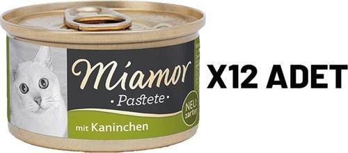 Mıamor Pastete Kedi Tavşanlı 85 Gr X 12 Adet