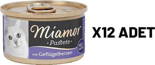 Mıamor Pastete Kedi Yürekli 85 Gr X 12 Adet