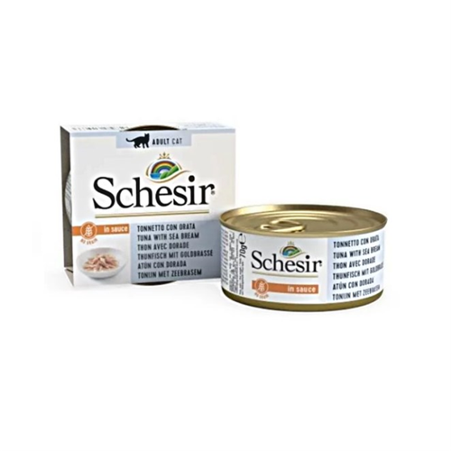 Sos İçinde Ton Balıklı ve Çipuralı Yetişkin Kedi Konservesi 70 Gr
