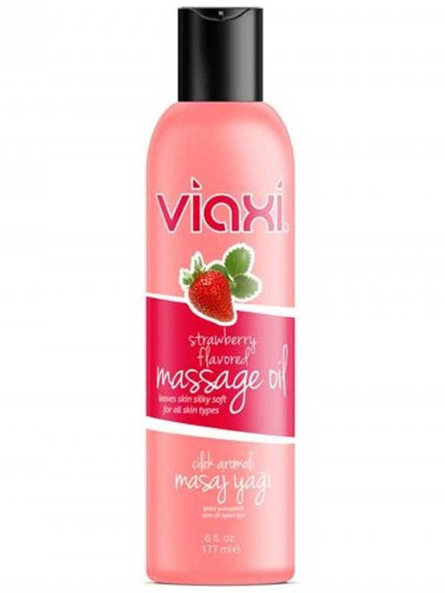 ® Viaxi Masaj Yağı Çilek Aromalı 177 Ml. (Kod:177)