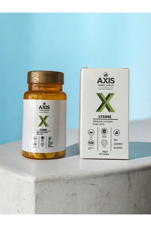 Lysine Tablet 60 Tablet | Kediler için Bağışıklık Sistemi Destek Takviyesi