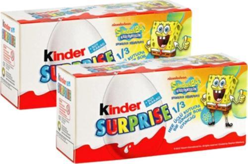 Sürpriz Yumurta 3'Lü Paket 2*60 Gr 6 Adet