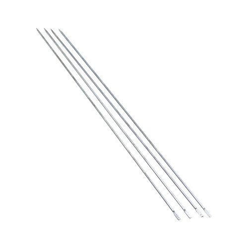 İnce Kare Kesim Metal Ciğer ve Domates Şişi - 50 cm